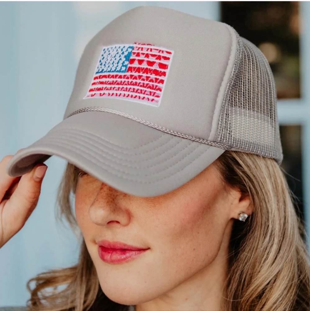 Katydid Flag Trucker Hat